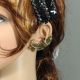 1x Ear Clip Jewellery Rhinestones Earrings Ohrschmuck Xf183b Left Side Lizard Schmuck & Accessoires Bild 2