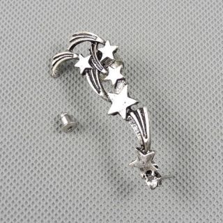 1x Pin Vintage Jewellery Rhinestones Earrings Ohrschmuck Xf196a Left Side Meteor Bild