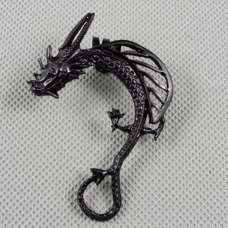 1x Punk Pin Jewellery Nail Women Earrings Ohrschmuck Xf199e Left Side Dragon Bild