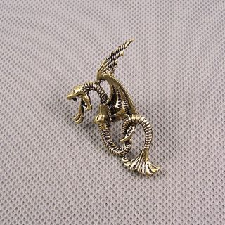 1x Jewelry Men Ear Stud Jewellery Earrings Ohrschmuck Xf205b Left Side Dragon Bild