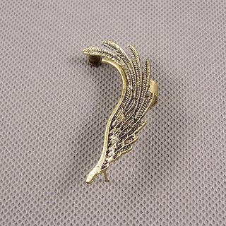 1x Jewelry Men Ear Clip Rhinestones Earrings Ohrschmuck Xf214b Left Side Wing Bild