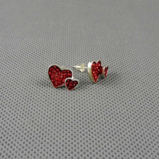 1x Punk Jewelry Ear Cuff Vintage Nail Earrings Ohrschmuck Xj0321 Love Hearts Bild