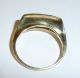 Ring 585 Gold Antik Spätes Art Deco 4 Diamanten Ca.  0,  20 Ct.  Gr.  56 - 57=18,  8 - 18,  1 Ringe Bild 2
