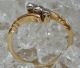 Brillant Ring Aus 585 Gold Ring Mit Diamant Ring Artdeco Ring Altschliff Diamant Schmuck nach Epochen Bild 2