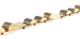 Streamline Moderne: 585 Weißgold & Gelbgold Armband Gold Art Déco Retro Bracelet Schmuck & Accessoires Bild 3
