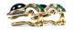 Hochfeine Saphir & Smaragd Clips In 750er Gold,  Ohrringe / 18k Emerald Sapphire Schmuck & Accessoires Bild 4