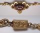 Antik 585 Gold Biedermeier Collier Böhmischer Granat Perlen Schmuck nach Epochen Bild 9