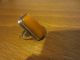 Großer Alter Old Amber Butterscotch Bernstein Ring 830er Silber Gepunzt - 4,  1 G Ringe Bild 6