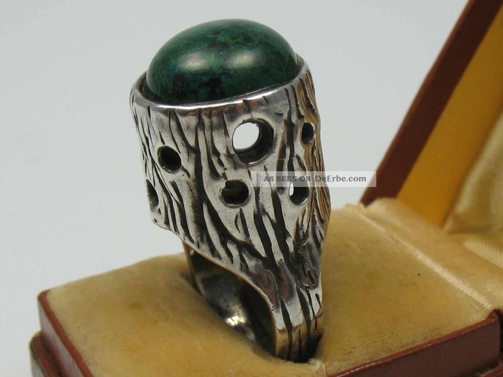 Handarbeit Ausgefallener Hoher Designer Ring Aus 900 Silber Mit