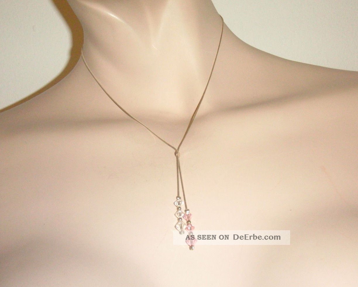 CONILOK Y-Kette Aus Sterling Silber 925 Mit Zirkonia – Elegante Halskette Für Frauen, 40+3 Cm, Perfekt Als Geschenk