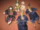 5 Sehr SchÖne Harlekin Puppen Siehe Bilder Original, gefertigt vor 1970 Bild 5