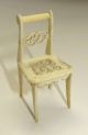 2 Elegante Bein - Möbel: NÄhtischchen Mit Ausstattung,  Stuhl,  Um 1860,  RaritÄten Original, gefertigt vor 1970 Bild 3