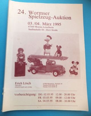 24.  Wormser Spielzeug 1995 Katalog 168 Seiten U.  A.  Eisenbahn Bild