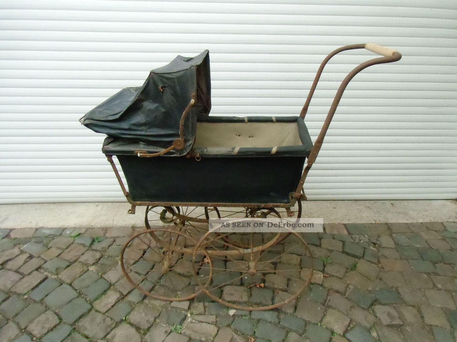 Antiker Uralter Kinderwagen Vor 1900 - Nostalgie - Restaurationsbedarf