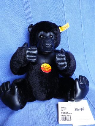 Steiff Affe Gorilla - Für Mbi - Nur 2001 - 30 Cm - Nr.  660634 - Rarität Bild