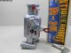 Blechroboter Robot R - 35 8,  5 Cm Ovp Roboter Aus Blech Blechspielzeug 1984 Gefertigt nach 1970 Bild 2