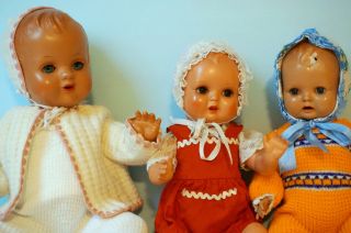 3 Alte Puppen,  2 Davon Minerva Buschkow&beck Bild
