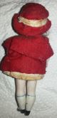 Ganzporzellan Puppe Antik,  Kleidung Glasaugen Gemalte Strümpfe - Schuhe Porzellankopfpuppen Bild 1