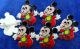 6 Stück Zopfhalter Mickey Mouse Nostalgieware, nach 1970 Bild 3
