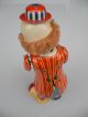 T.  K.  Toys Japan (fossil) Clown Als Trommler,  Rarität Gefertigt nach 1970 Bild 1
