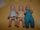 Puppenstuben - Puppen - - 3 Stück.  Bodenfund Original, gefertigt vor 1970 Bild 2