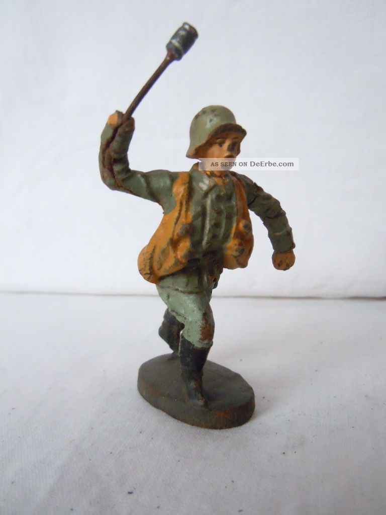 Lineol Elastolin Deutscher Infanterie Soldat Granate Werfend Von Elastolin Elastolin & Lineol Bild
