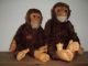 2 Sammler Bastler Affen Antik Stofftiere & Teddybären Bild 1