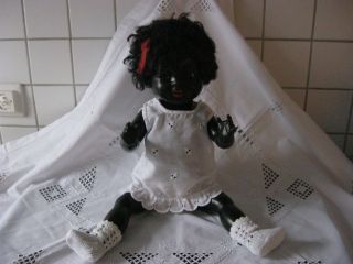 Alte Schwarze Puppe K&w 1935/40 Bild