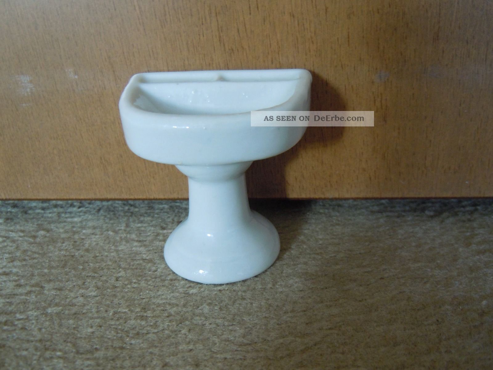 Waschbecken Mit Standfuß Weiß Porzellan F. Puppenstube Puppenhaus