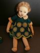 SchÖne Antike Kleine Lenci Puppe In Originalkleidung Um 1927 Serie 900 Ca.  33 Cm Puppen & Zubehör Bild 1