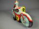 Altes Motorrad Blechspielzeug Juguetes Roman Made In Spain Bike Blech Tin Toys Original, gefertigt 1945-1970 Bild 2