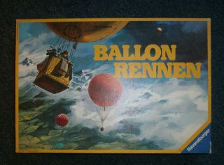 Ballonrennen Ravensburger 1977 Selten Spiel Ballon Rennen Bild
