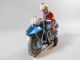 Altes Motorrad Blechspielzeug Made In Western Germany Bike Blech Tin Toys Original, gefertigt 1945-1970 Bild 1
