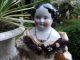 Traumhafte Große Biedermeier Puppe Ca 1880 Porzellankopfpuppen Bild 1