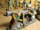 Elastolin Funker Und Mg - Schütze 1.  Oder 2.  Weltkrieg Gefertigt vor 1945 Bild 1