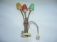 Puppenstube Alte Lampe,  Alte Tütenlampe,  Alte Flötenlampe Top Rar Alte Kl.  Lampe Original, gefertigt vor 1970 Bild 4