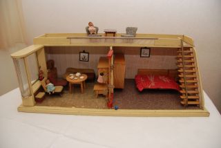 Antikes Puppenhaus Top (dachbodenfund) Bild