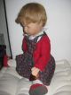 Unbespielte Käthe Kruse Puppe Mädchen Blond Mit Rotkariertem Kleid 48 Cm 1993 Käthe Kruse Bild 4