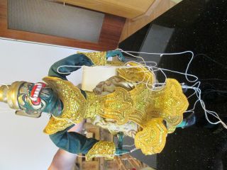 Sehr Große Puppe Gottheit Marionette Aus Thailand Handarbeit Wunderschön Bild