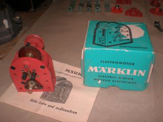 Märklin - Elektromotor 1071,  Alt,  Funktionstüchtig Ovp Mit Beschreibung. Bild