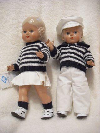 Schildkröt Puppen Bärbel Und Hans,  Originalkleidung,  Größe 34,  Unbespielt Bild