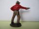 Masse Cowboy Stehend Mit Revolver Von Tipple Topple,  7 Cm. Gefertigt nach 1945 Bild 1
