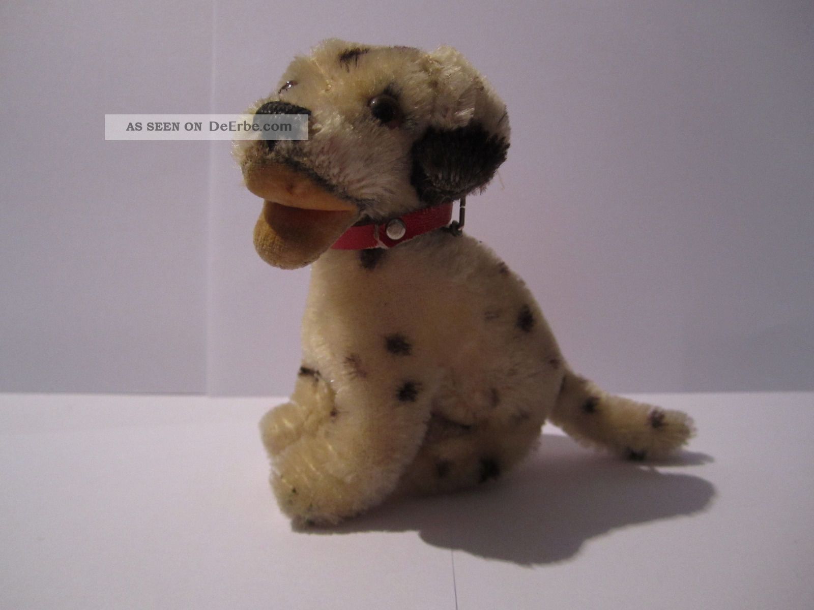 Steiff Dalmatiner Hund/ / Alt / Mohair / Mit Knopf &amp; Fahne