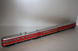 Märklin 3025 Triebwagenzug Db 3 - Teilig Rot Spur H0 Bild