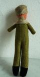 Dachbodenfund: Alte Puppe Körper Stoff Mit Holzwolle Gefüllt Größe: Ca.  26 Cm Puppen & Zubehör Bild 1