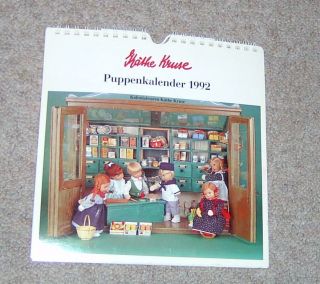 Wunderschöner KÄthe Kruse Puppenkalender 1992 Bild