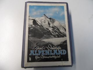 Altes Quartett Das Deutsche Alpenland Josef Scholz 1938 Komplett M.  Ovp Anl 48 K Bild