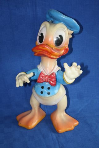 Alter,  Großer Donald Duck V.  1963,  37cm,  In Altersgemäss Sehr Bild