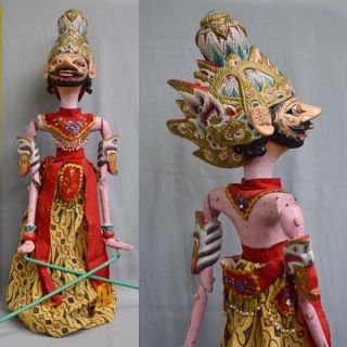 1 Holz Puppe Wayang Golek Marionette Rod Puppet Gn57 Bild