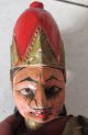 Alte Marionette Indonesien Thailand ? Holz Alter ? Ca.  54 Cm Puppen & Zubehör Bild 3